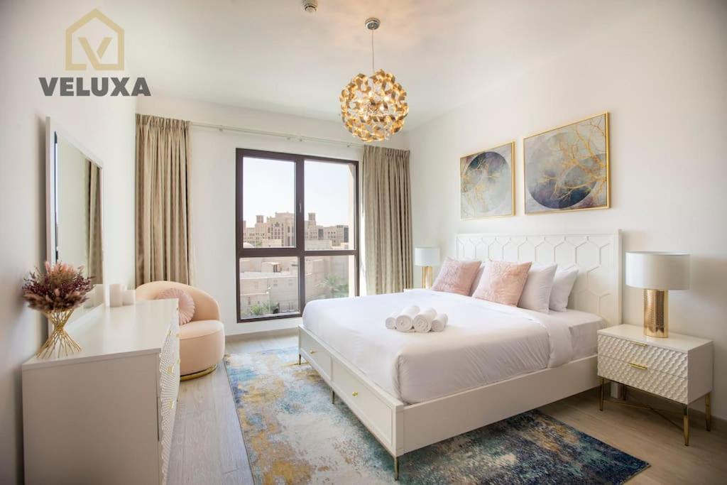 Veluxa - Luxury And Bright 1 Bedroom Apartment, Burj View! Dubai Dış mekan fotoğraf